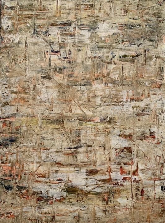 Painting titled "Otoño en Santiago" by Gabriela Novoa Escobar, Original Art, Acrylic