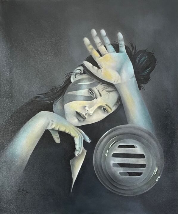 绘画 标题为“Parlez dans l’hygia…” 由Elise Gobeil, 原创艺术品, 油