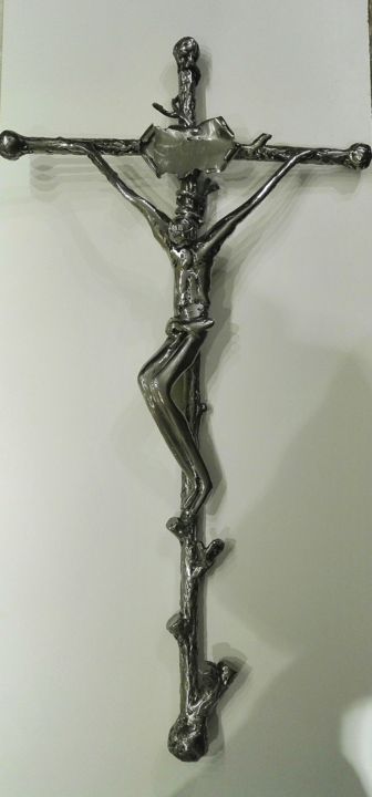 Sculpture intitulée "Jesus" par Roberto Gobessi, Œuvre d'art originale