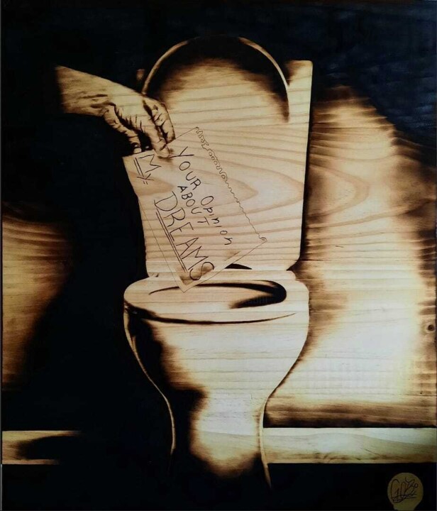 印花与版画 标题为“''Your opinion abou…” 由Gobi, 原创艺术品, 蚀刻