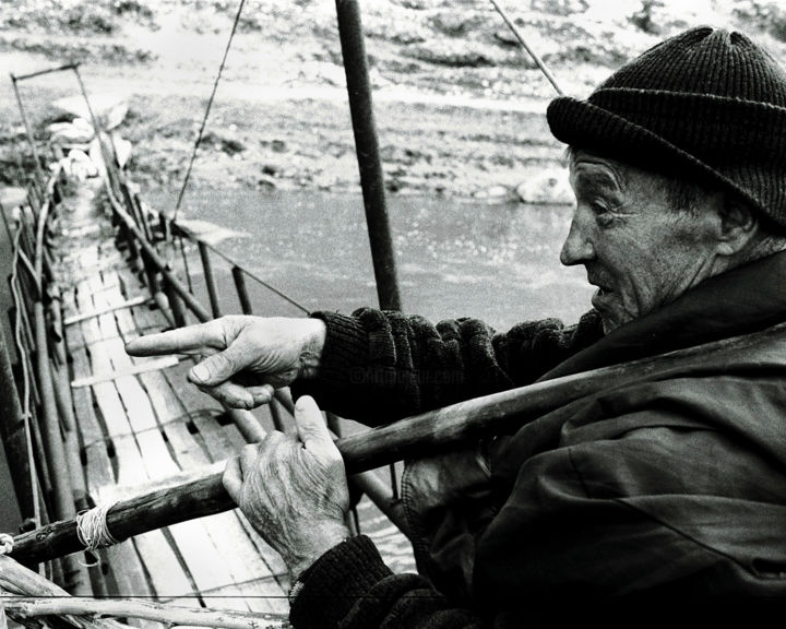 Photography titled "Fisherman" by Goian, Original Art, Digital Photography