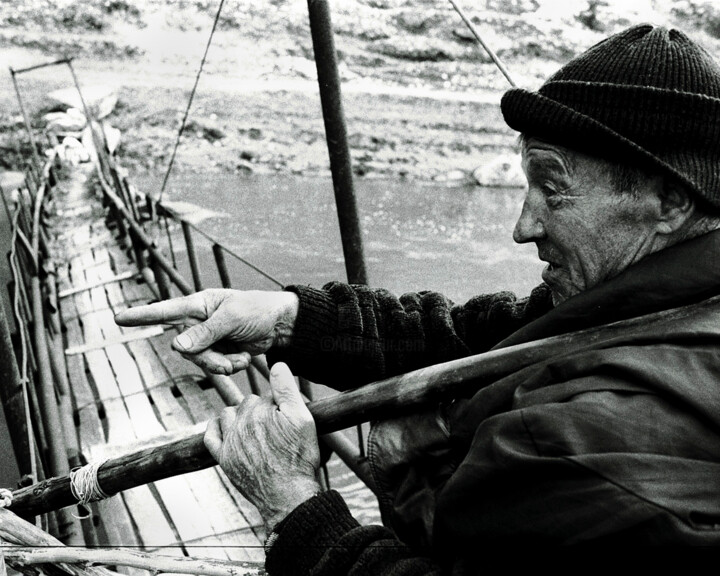 Photography titled "Fisherman" by Goian, Original Artwork, Digital Photography