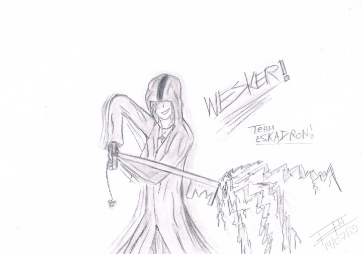 Disegno intitolato "Wesker" da Goldendream, Opera d'arte originale