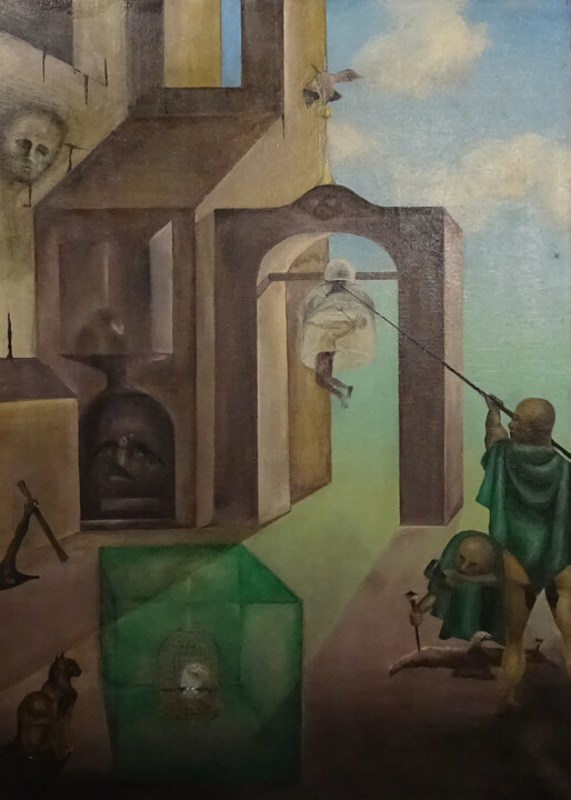 Peinture intitulée "Vogelfrei" par Golly Hertlein, Œuvre d'art originale, Huile