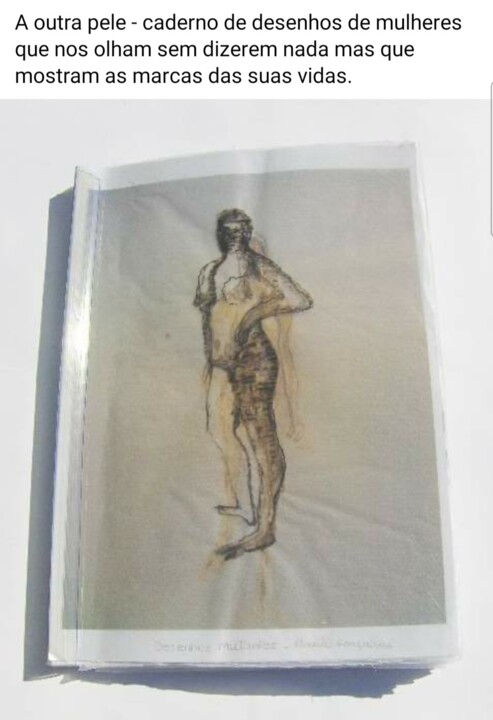 Pittura intitolato "Livro de artista" da Carla Gonçalves, Opera d'arte originale, Pennarello