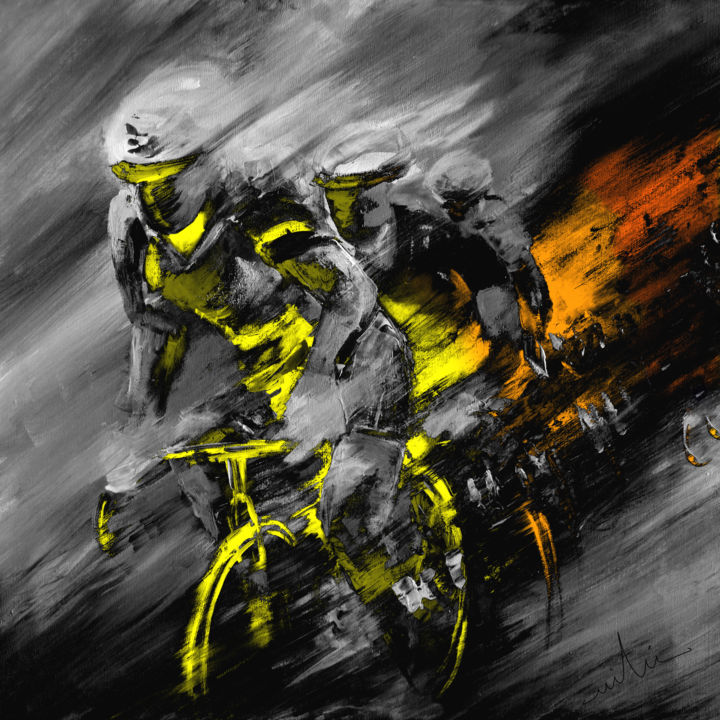View in room Artwork: Le Tour In Fire