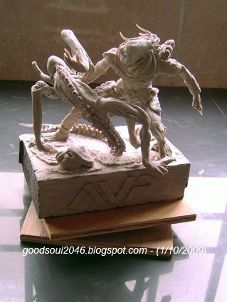 Sculpture titled "Avp Sculpture" by Goodsoul2046, Original Artwork, Ceramics