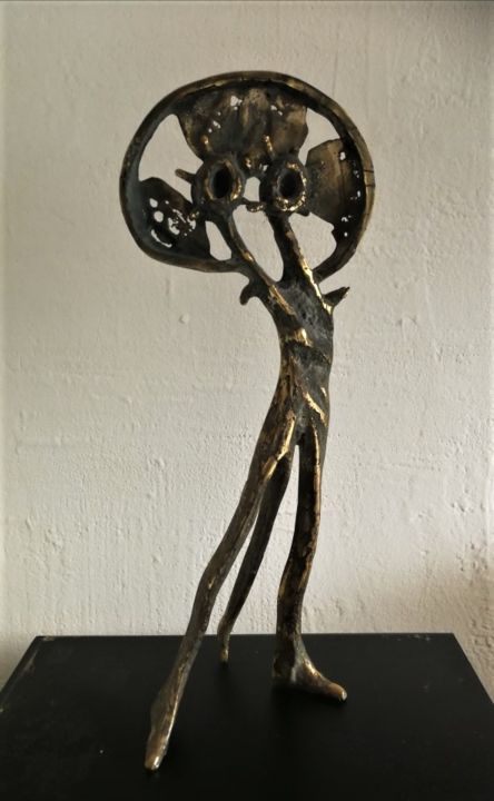 Scultura intitolato "Couple" da Goran Nemarnik, Opera d'arte originale, Bronzo