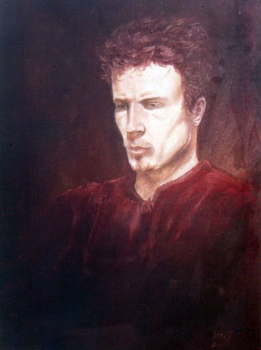 Painting titled "Daniel" by Goran Vojinovic (VoG), Original Artwork