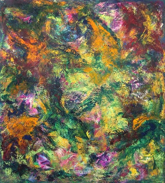 Painting titled "Cronología íntma II" by Andrea Rojas, Original Artwork