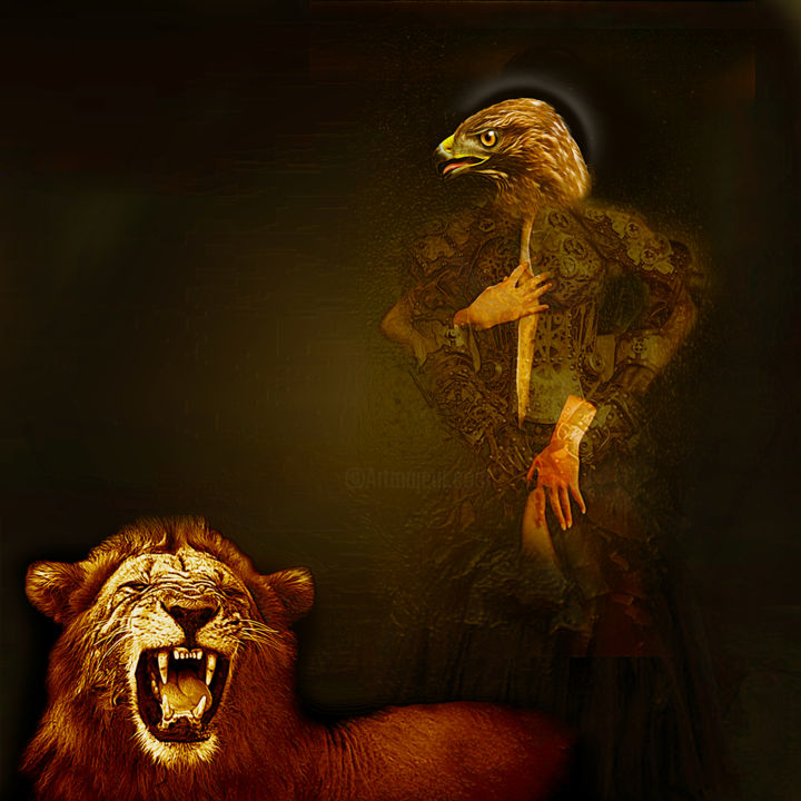 Arte digital titulada "The Dynamics of Fear" por Gordon Coldwell, Obra de arte original, Pintura Digital