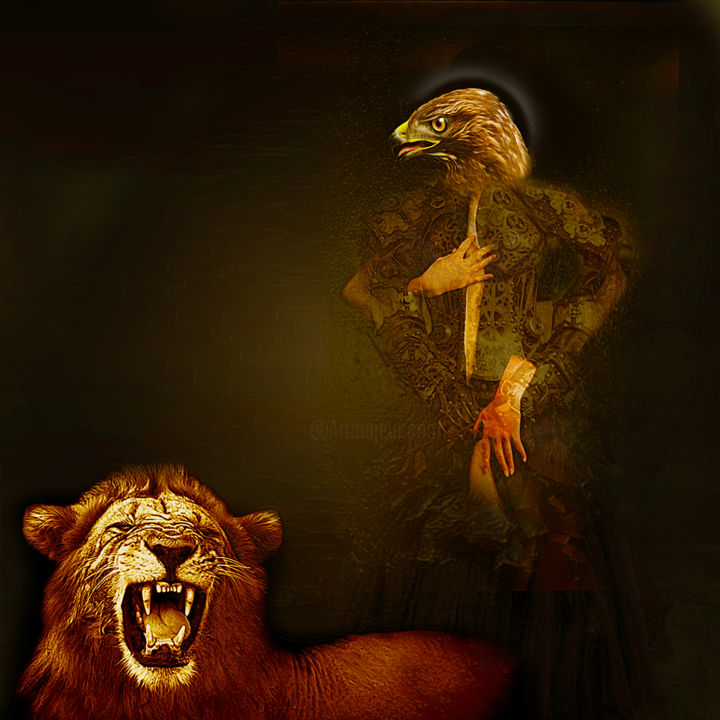 Digital Arts titled "The Dynamics of Fear" by Gordon Coldwell, Original Art, Digital Painting