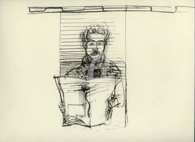 Disegno intitolato "lettori" da Bruno, Opera d'arte originale