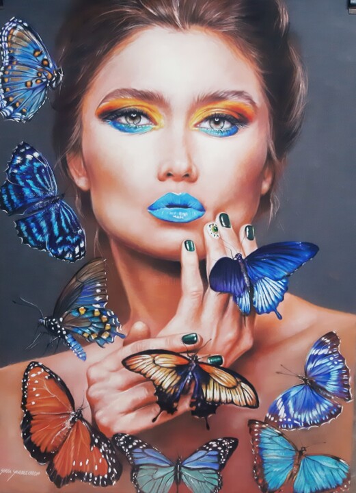 Farfalle, Peinture par Gorka Gonzalez Crespo | Artmajeur