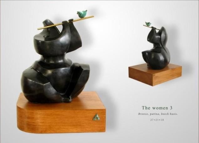 Sculpture titled "The women 3" by Alexander Gorohov, Original Artwork