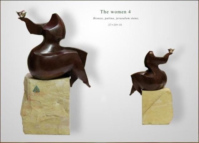 Skulptur mit dem Titel "The women 4" von Alexander Gorohov, Original-Kunstwerk