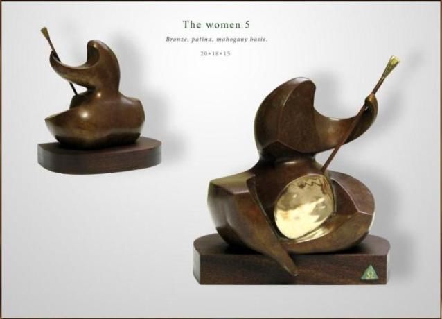 Escultura titulada "The women 5" por Alexander Gorohov, Obra de arte original