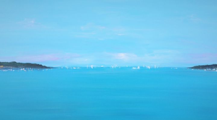 Peinture intitulée "Au petit matin" par Gosselin Michele, Œuvre d'art originale, Acrylique
