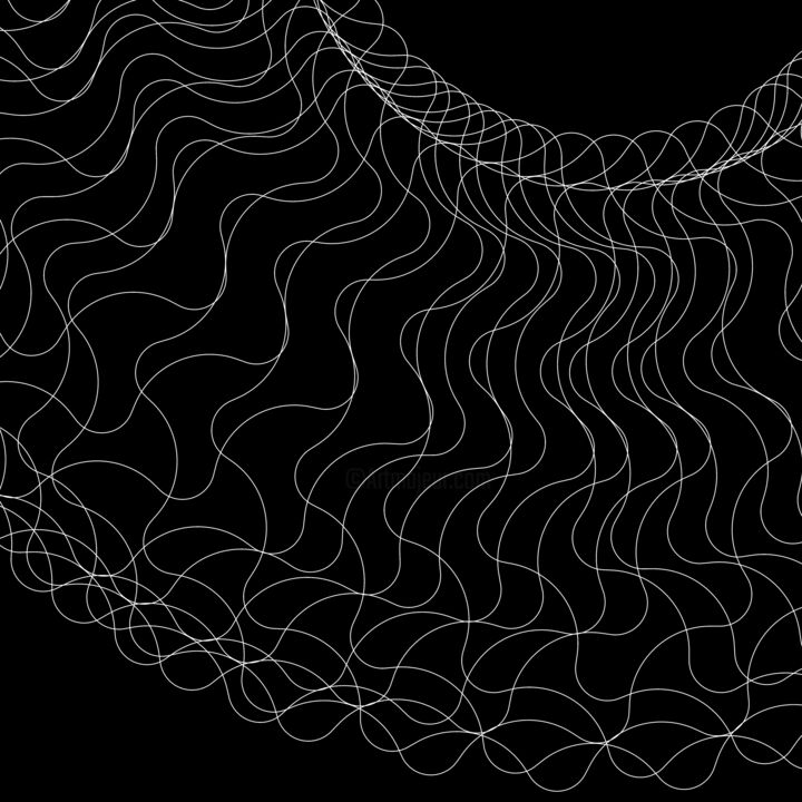 Цифровое искусство под названием "Close-ups of lines…" - Gottlib Rozov-Severskiy, Подлинное произведение искусства, 2D Цифро…