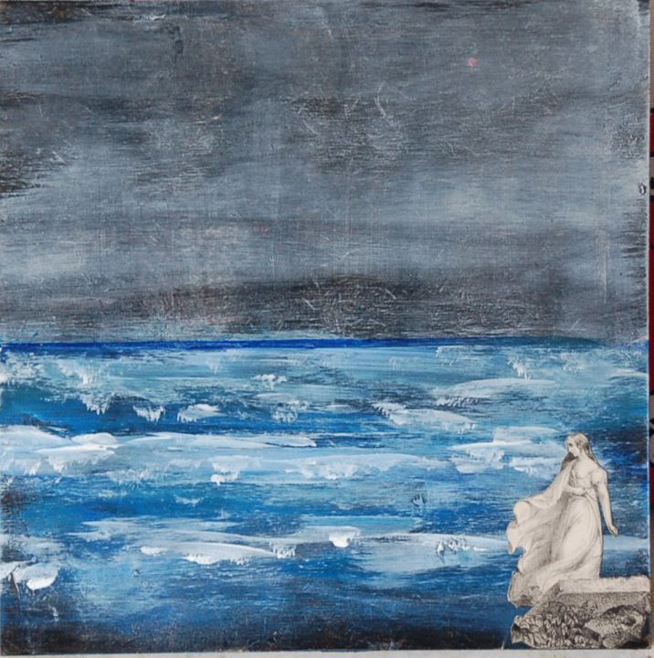 Peinture intitulée "87 - Tempête en déc…" par Pag, Œuvre d'art originale, Acrylique