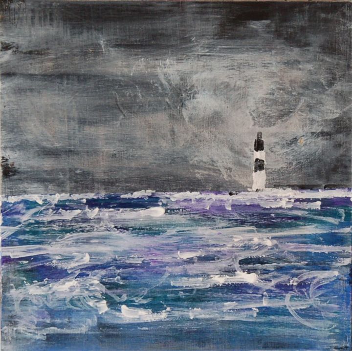 Painting titled "88 - Tempête toute…" by Pag, Original Artwork, Acrylic