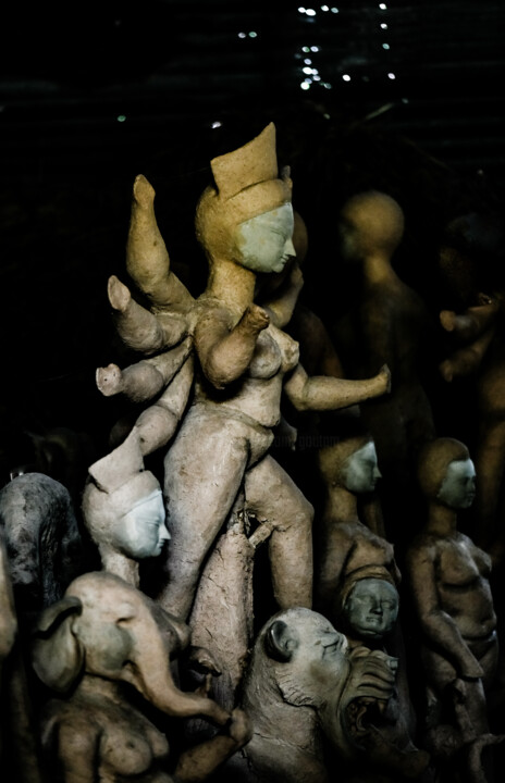Photography titled "Goddess in the Maki…" by Goutam Chakraborty, Original Artwork, Digital Photography