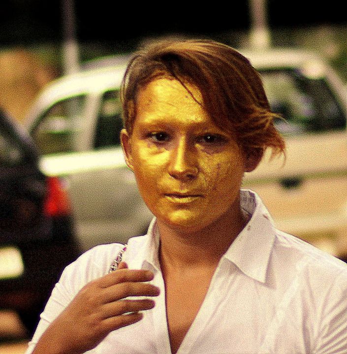 Photography titled "The Golden Girl!" by Goutam Chakraborty, Original Artwork