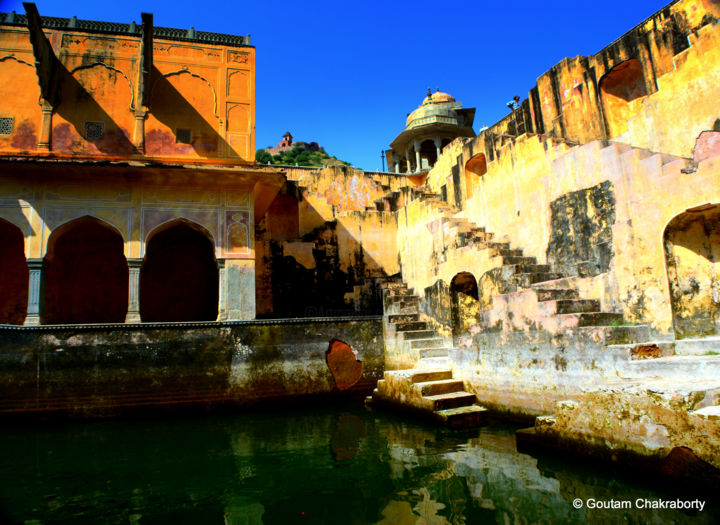 Fotografia intitulada "16th Century Step-w…" por Goutam Chakraborty, Obras de arte originais