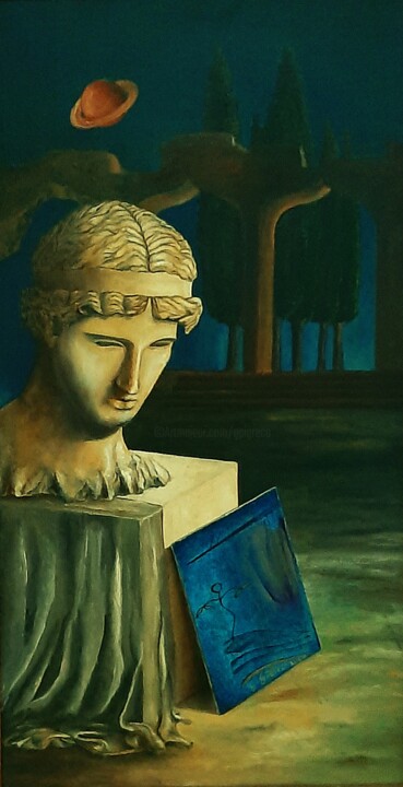 Peinture intitulée "Il ritorno di Satur…" par Giovanni Greco, Œuvre d'art originale, Huile