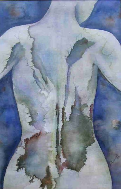 Peinture intitulée "Metamorfisis" par Grace Flamand, Œuvre d'art originale, Huile