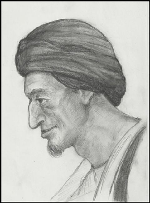 Drawing titled "Imamul" by Victor Covaliov, Original Artwork