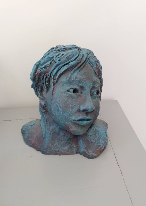 Sculpture titled "Emotion" by Marie Granger (Mahé), Original Artwork, Clay