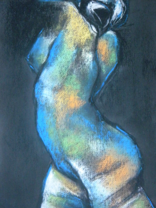 Peinture intitulée "Sans titre" par Marie Granger (Mahé), Œuvre d'art originale, Pastel