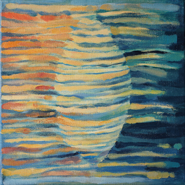 Картина под названием "Seeds of light N° 6" - Granishka, Подлинное произведение искусства, Масло