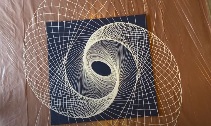 Pittura intitolato "Pendulum 01/10" da Fiore Gravity Studio, Opera d'arte originale, Acrilico