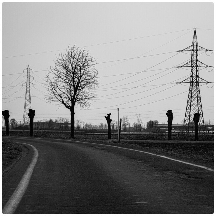 Fotografía titulada "Paesaggio padano" por Graziano Alghisi, Obra de arte original, Fotografía digital