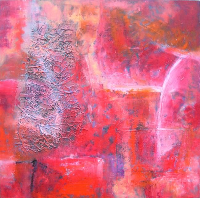Peinture intitulée "Pink lady" par Laurent Greaume, Œuvre d'art originale