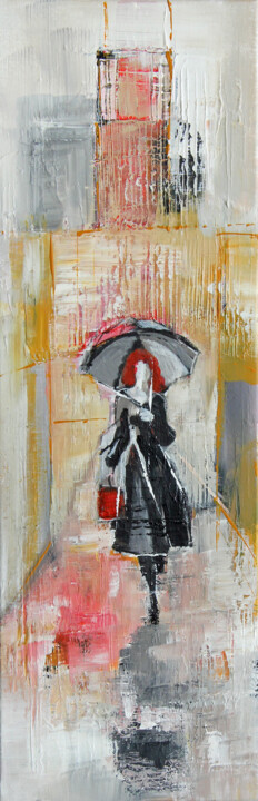 Peinture intitulée "Le rendez-vous" par Sylvie Penet, Œuvre d'art originale, Acrylique