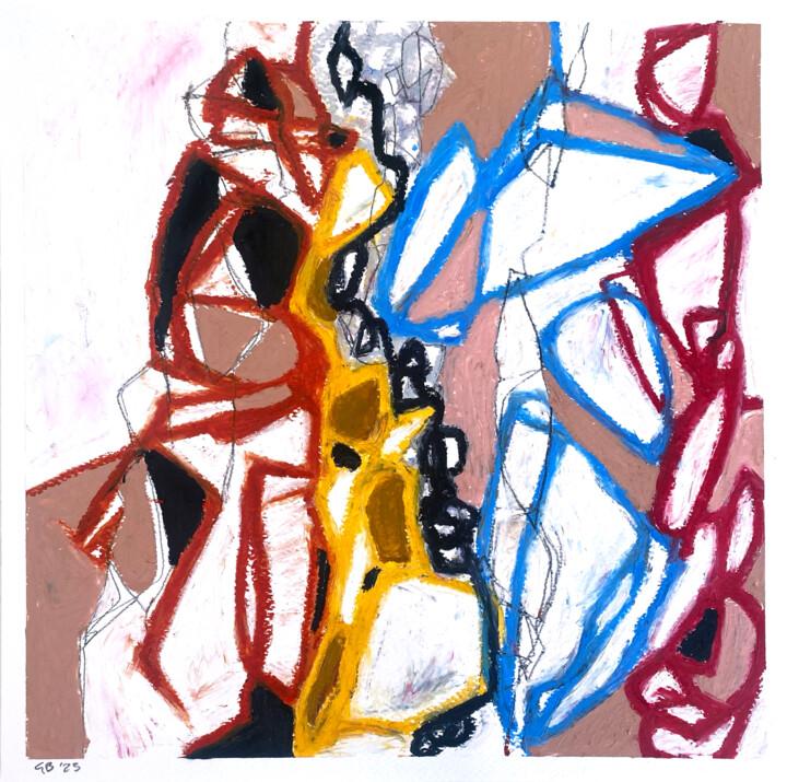 Dessin intitulée "Untitled March 2023" par Greg Bryce, Œuvre d'art originale, Pastel