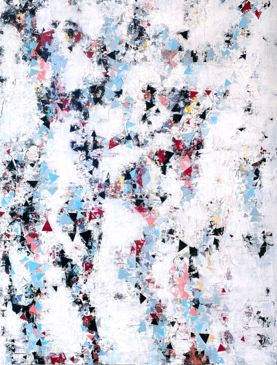 Peinture intitulée "Primavera / Fractur…" par Greg Bryce, Œuvre d'art originale, Acrylique