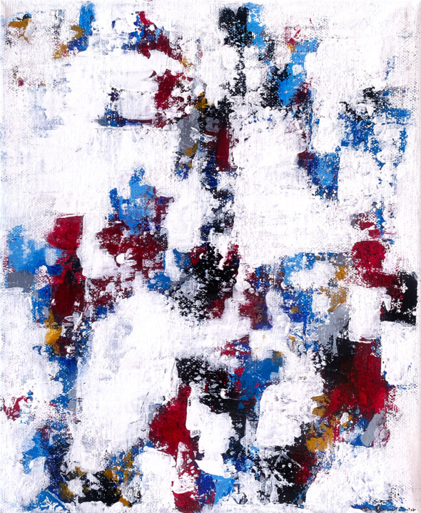 Картина под названием "February" - Greg Bryce, Подлинное произведение искусства, Масло Установлен на Деревянная рама для нос…