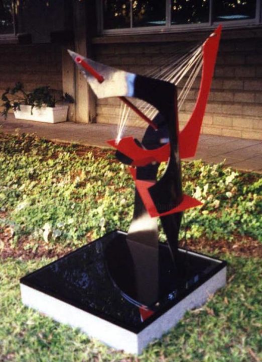 Skulptur mit dem Titel "Sculpture1" von Gregory Borin, Original-Kunstwerk, Metalle