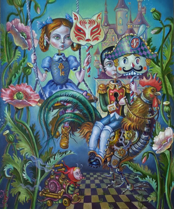 Painting titled "Napoleon and Joseph…" by Greg Known, Original Artwork, Oil
