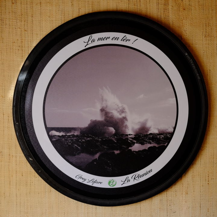 Фотография под названием "La mer en lèr" - Greg Lefevre, Подлинное произведение искусства, Цифровая фотография Установлен на…