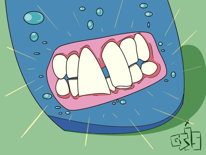 Drawing titled "Le Radieux Sourire" by Gris, Original Artwork, Digital Photography