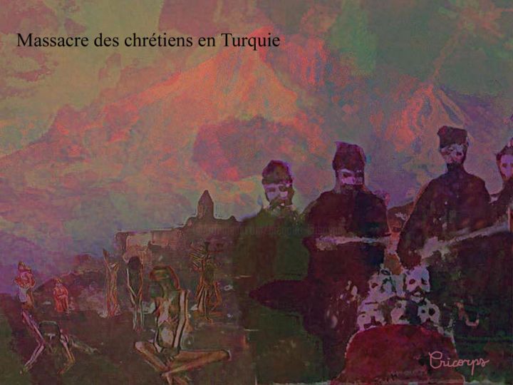 Arte digital titulada "massacre et extermi…" por Grégoire Koboyan (Cricorps), Obra de arte original, Trabajo Digital 2D