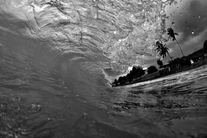 Fotografia intitolato "vague à l'ame" da Grégory Bru, Opera d'arte originale