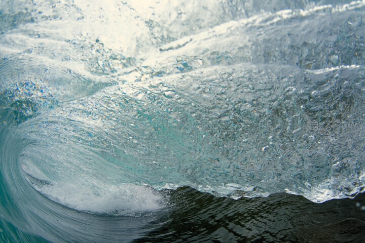 Fotografía titulada "texture océane" por Grégory Bru, Obra de arte original, Fotografía no manipulada