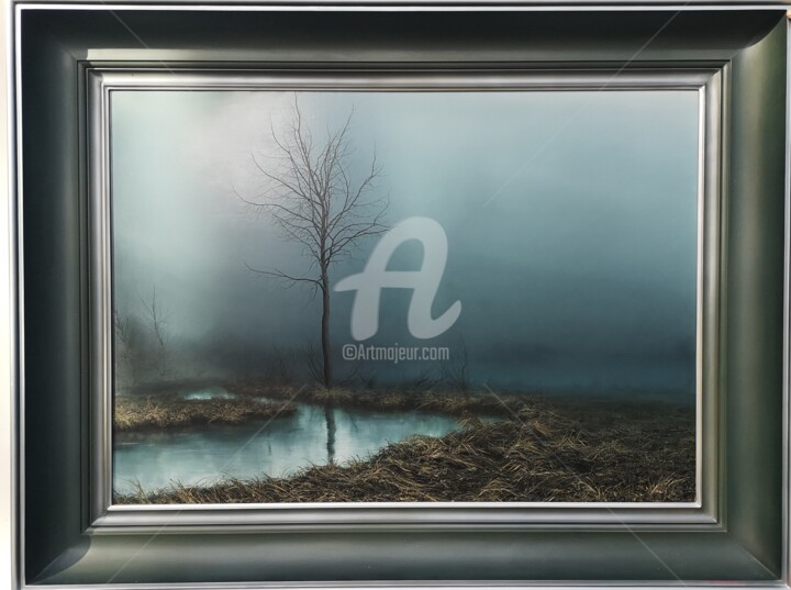 Картина под названием "ALDER - oil on canv…" - Gregory King (Grzegorz Król), Подлинное произведение искусства, Масло