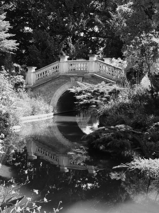 Фотография под названием "Un pont trop bien" - Grégory Lejeune, Подлинное произведение искусства